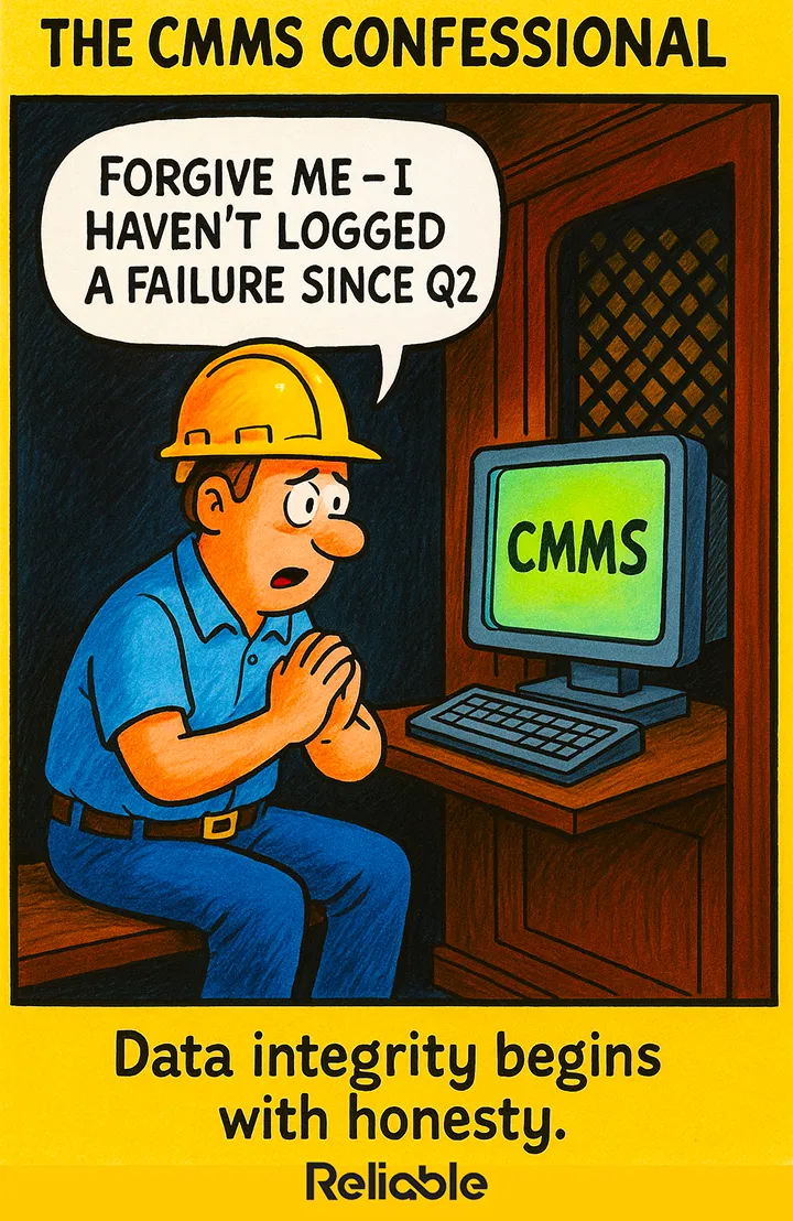 CMMS data integrity and failure logging