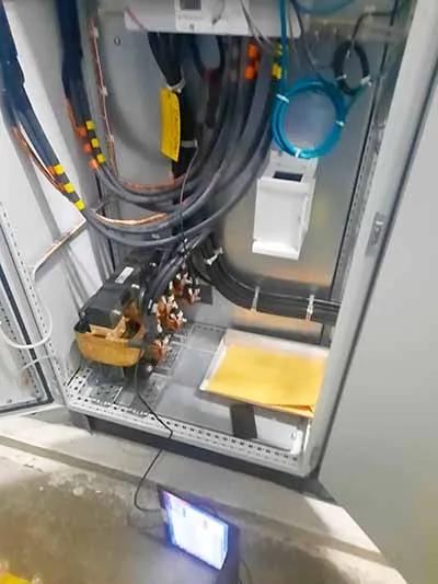 Testing locations including the line reactor
