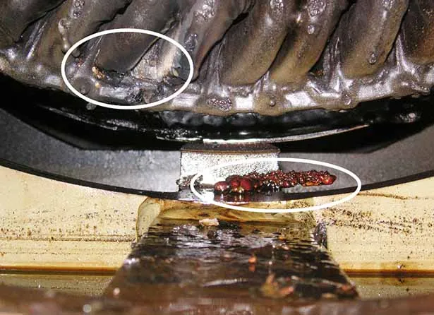 Figure 13: Failed Coil Material