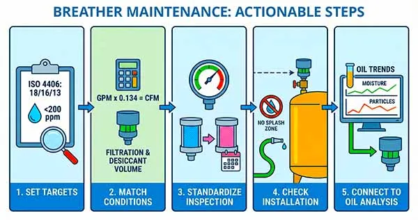 Breather Maintenance Action