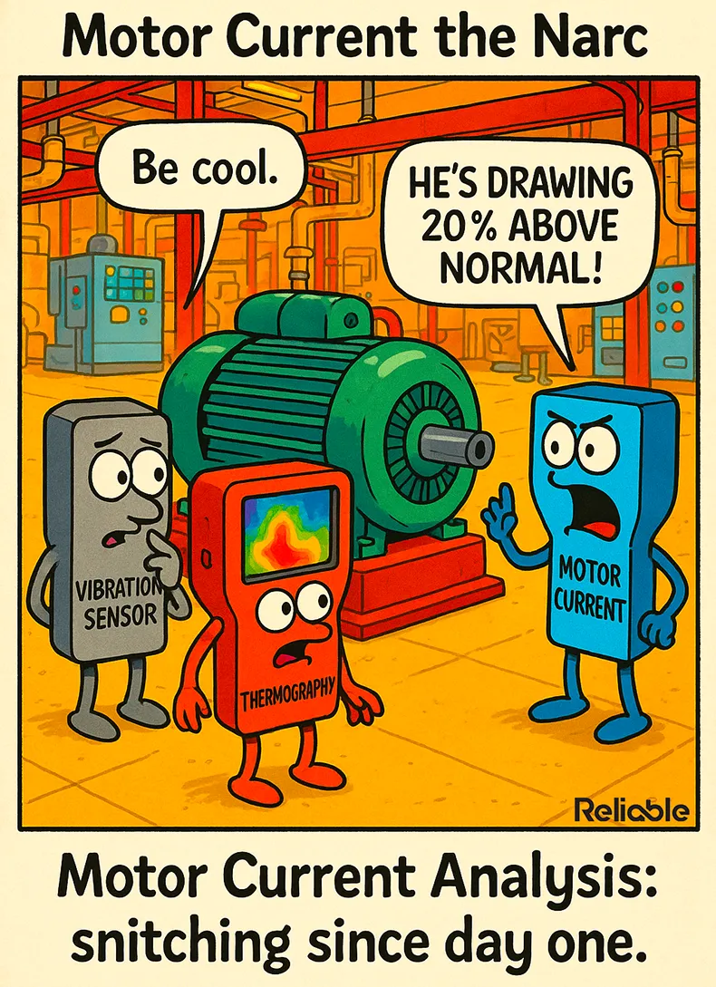 motor current monitoring for motors