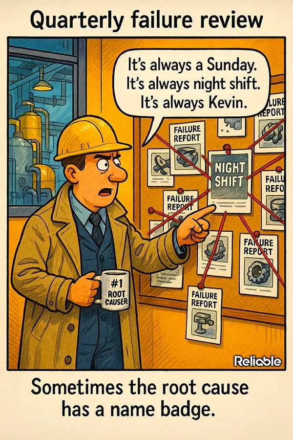 how to identify recurring equipment failures
