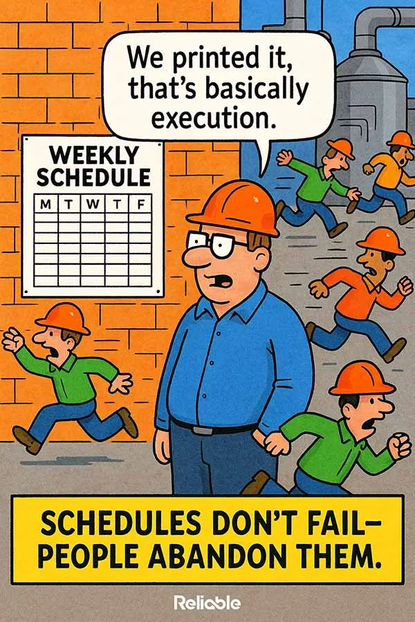 how to improve maintenance schedule compliance