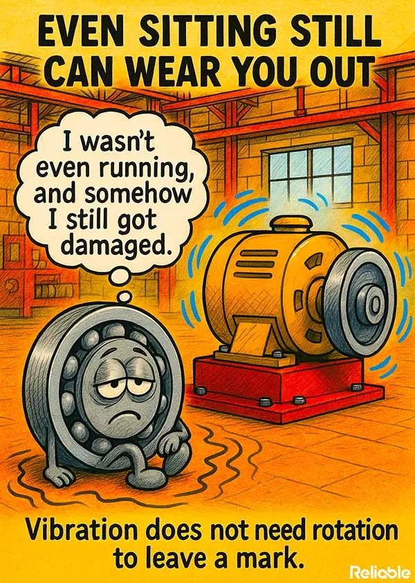 preventing bearing damage during storage