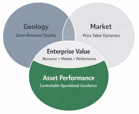 Figure 1 - Asset performance is the controllable lever of enterprise value.