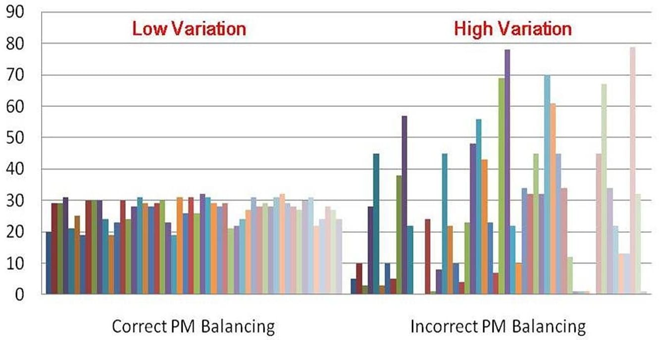 Figure 5: Balancing Your PM Execution for the Year (Sample)