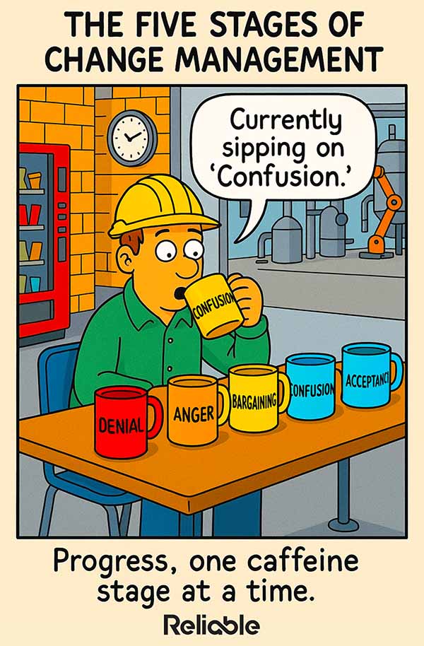 how to lead change in maintenance organizations