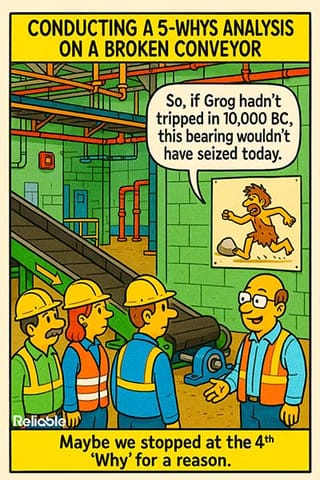 5 Whys Cartoon