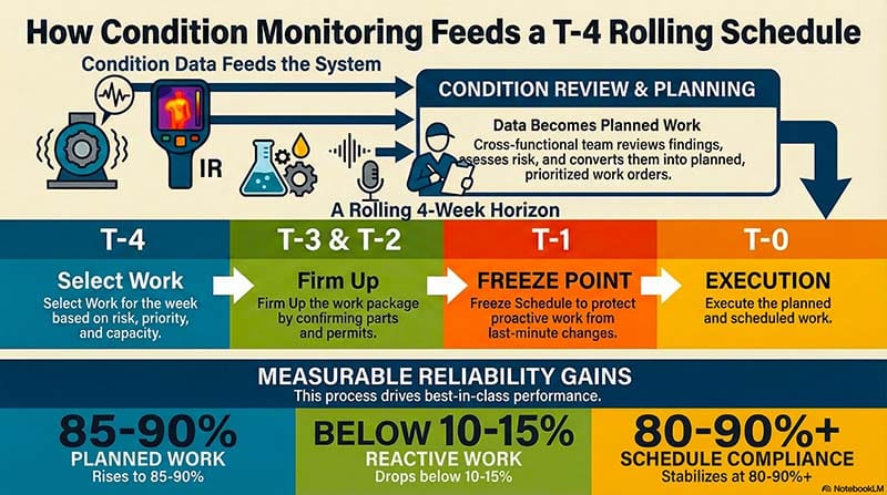 How Condition Monitoring Feeds a T-4 Rolling Schedule