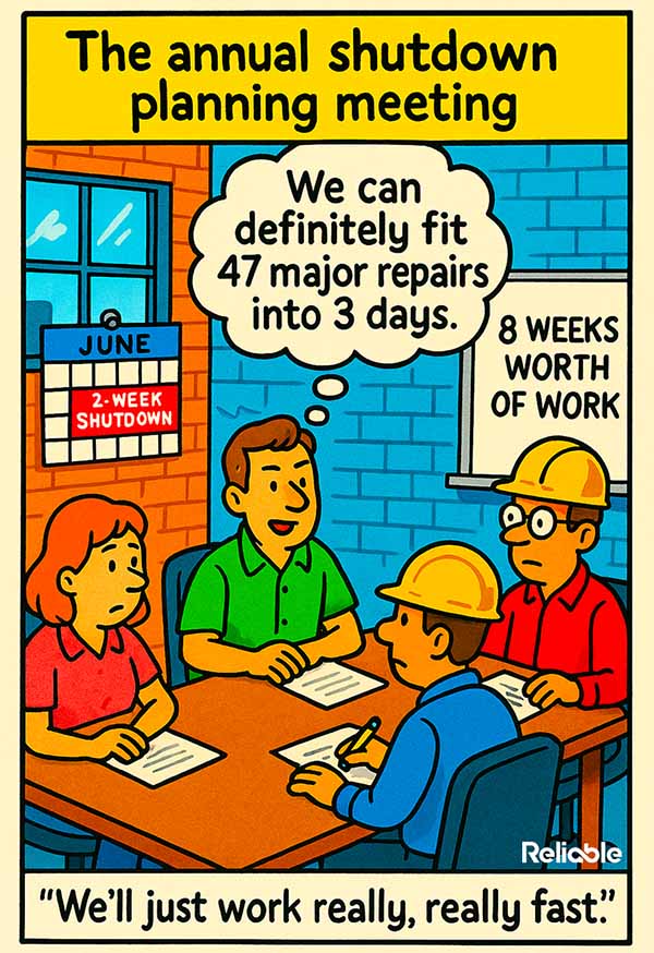 maintenance shutdown planning best practices