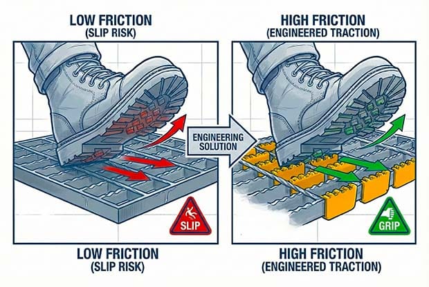 Low Friction High Friction