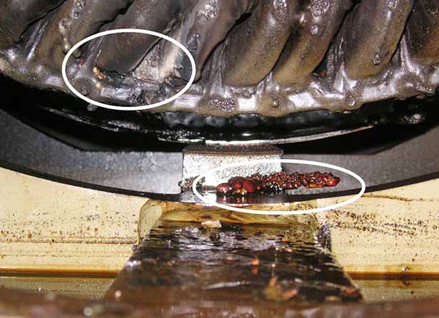 Figure 13: Failed Coil Material