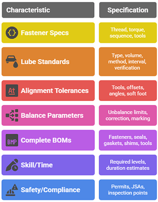 Complete and precision job plans are the foundation for precision maintenance execution.