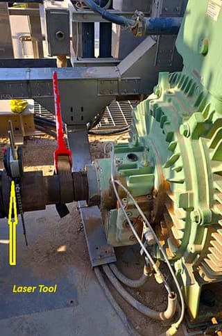 Laser alignment