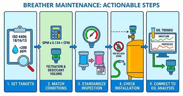 Breather Maintenance Action