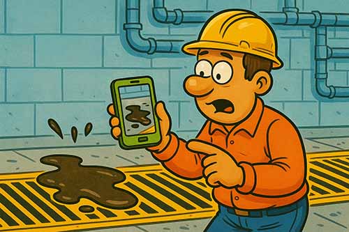 Monitor and report slip hazards