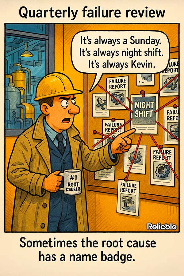 how to identify recurring equipment failures