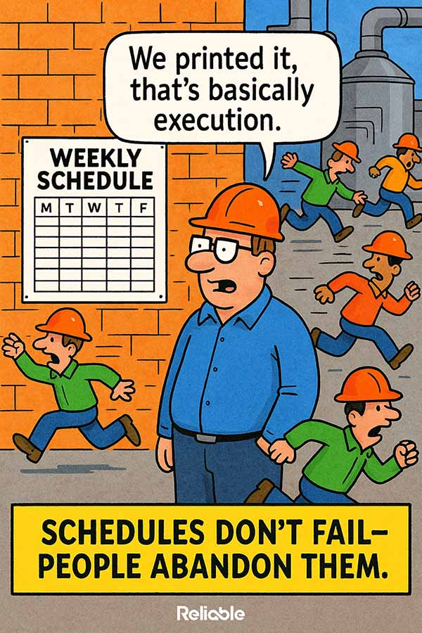 how to improve maintenance schedule compliance