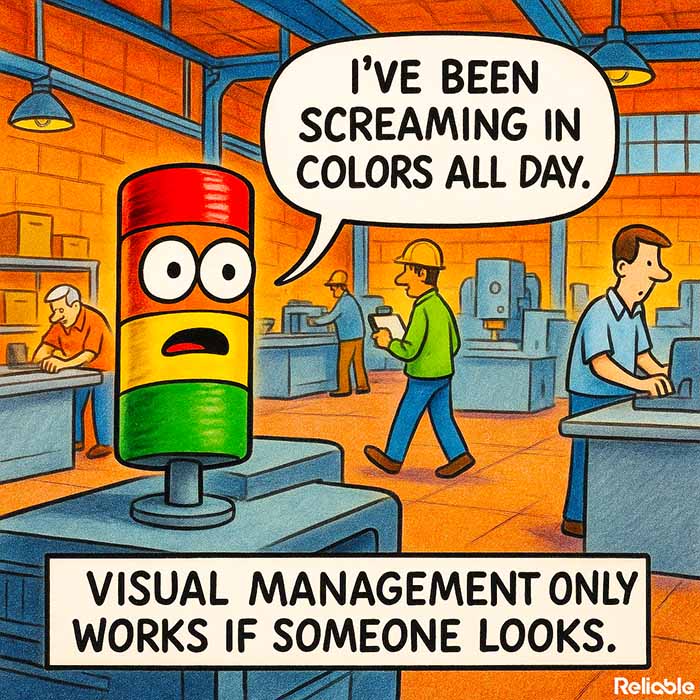 visual management best practices manufacturing
